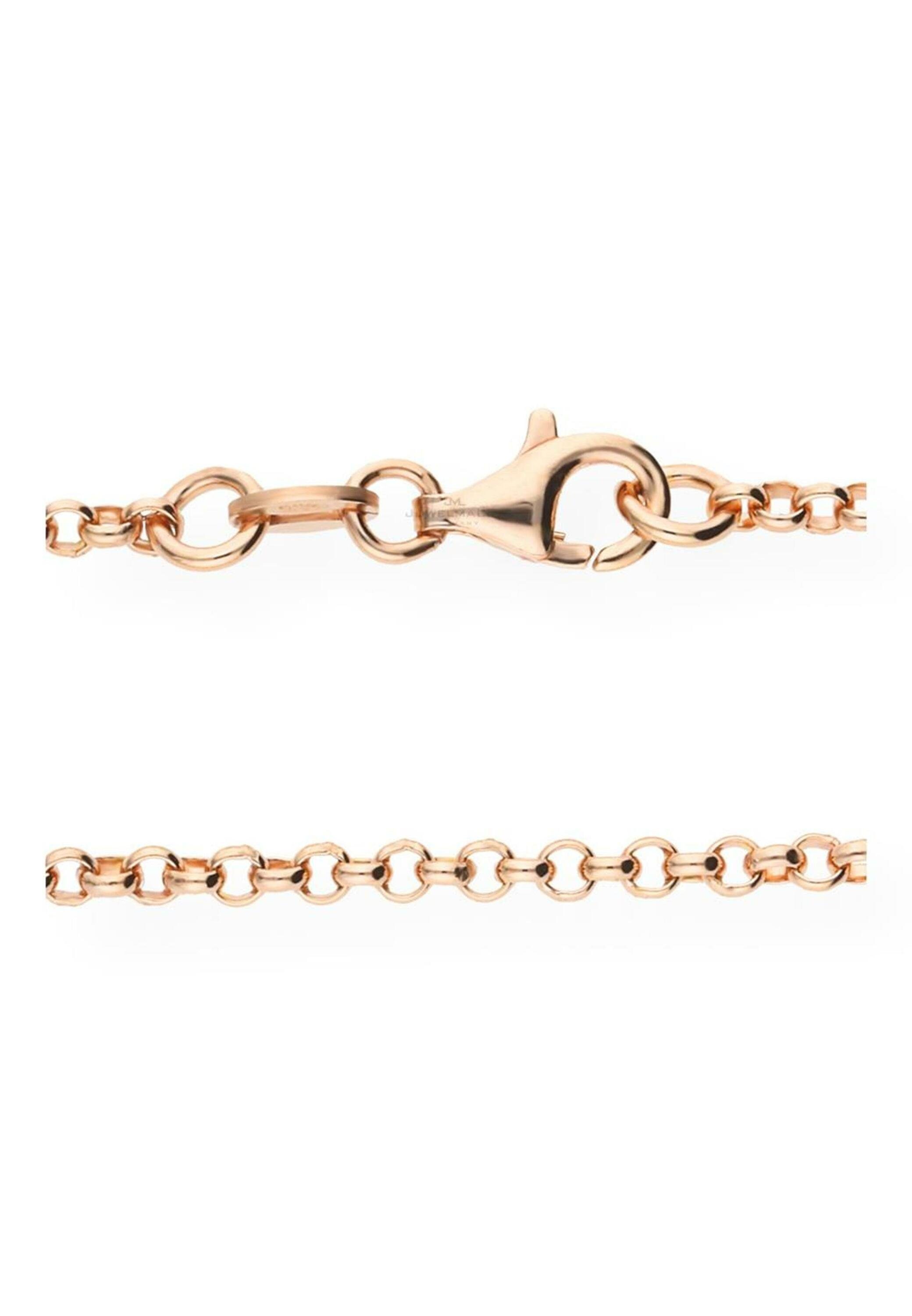 JuwelmaLux Silberkette Halskette silber rosé vergoldet