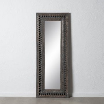 Bigbuy Spiegel Ankleidespiegel Dunkelbraun Glas Mango-Holz Holz MDF Vertikal 67,3 x 5