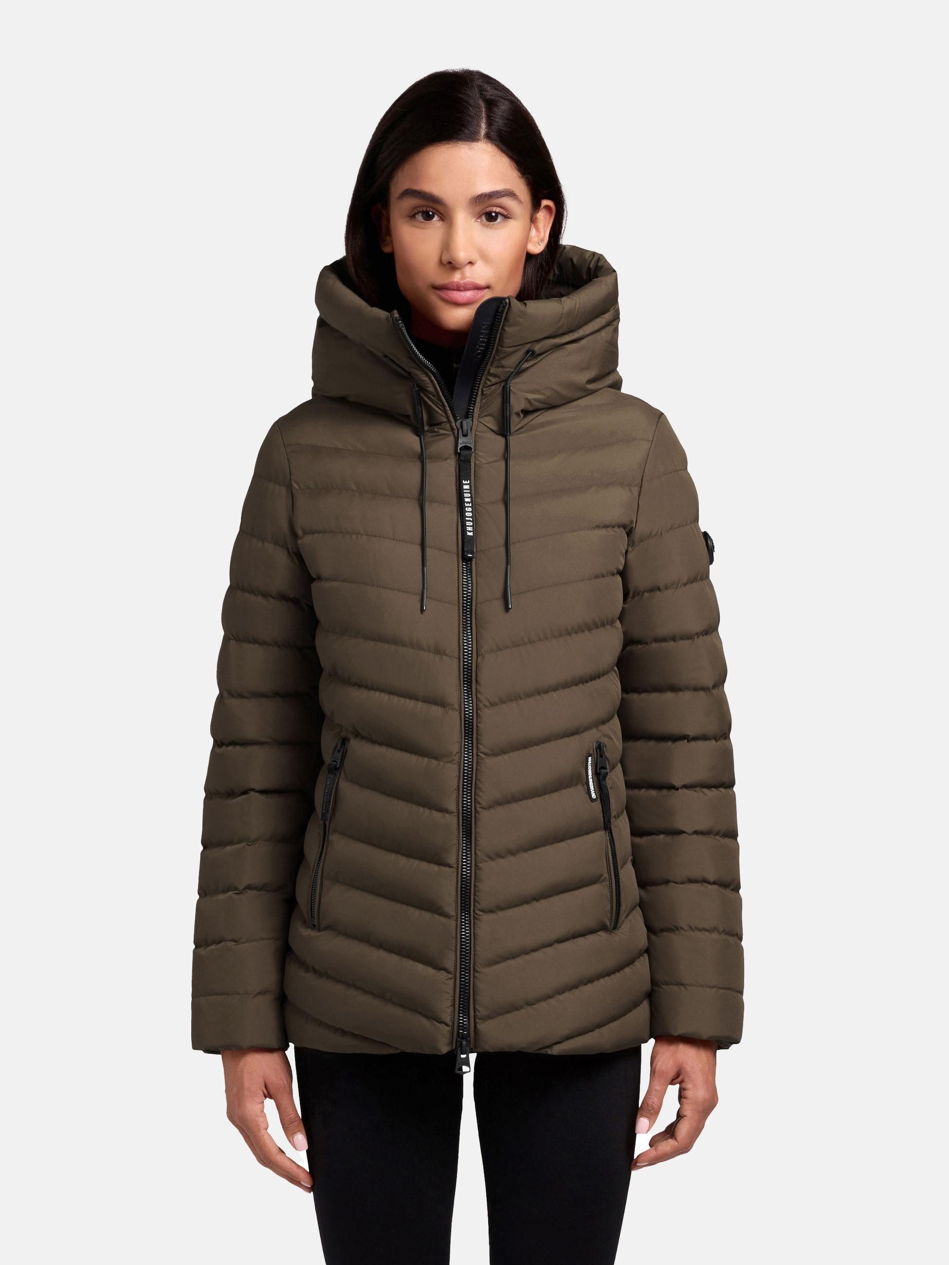 khujo Steppjacke Pace-YM Warme gesteppte Winterjacke mit Kapuze