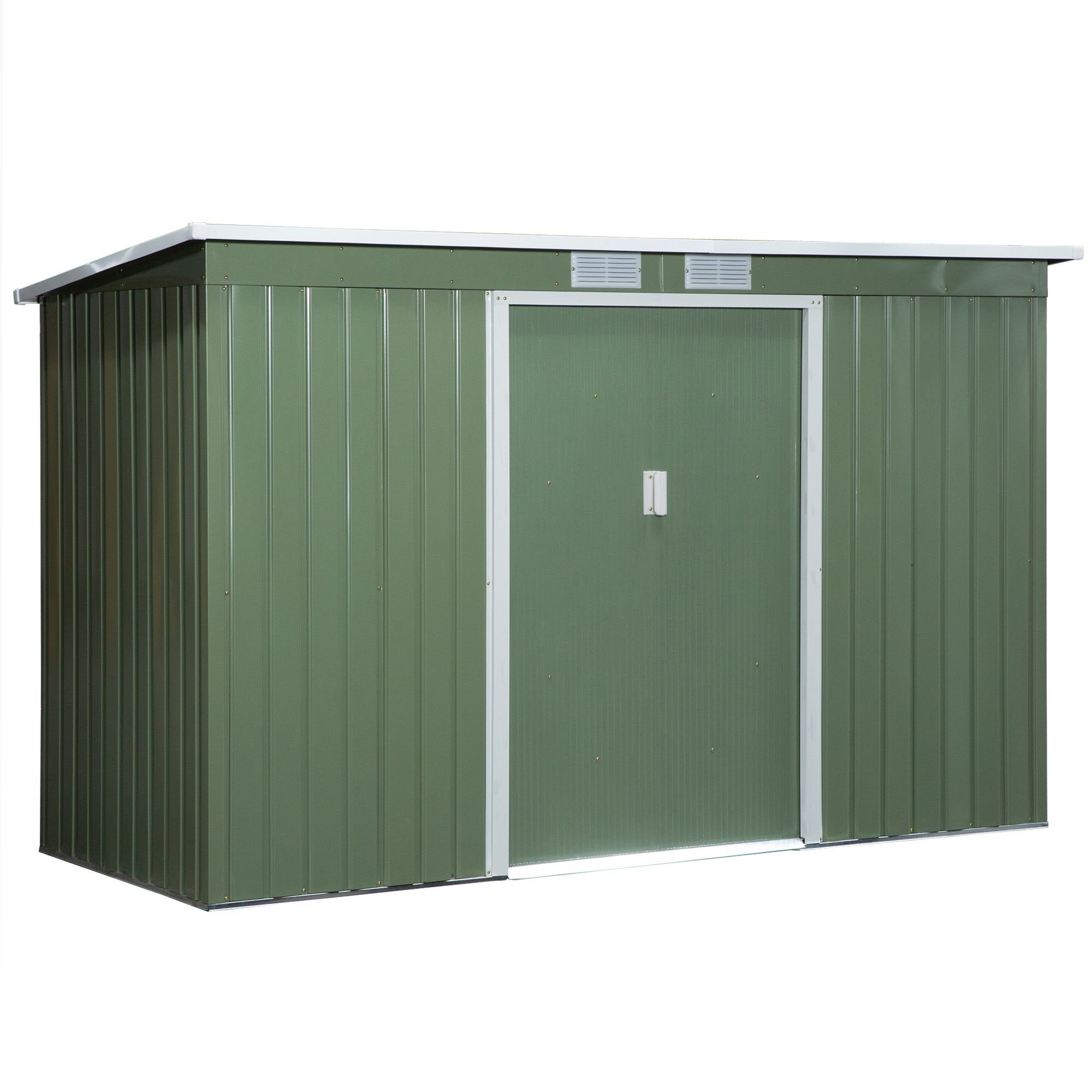 Outsunny Gerätehaus Gartenhaus mit Schiebetür, Fenster, günstig online kaufen
