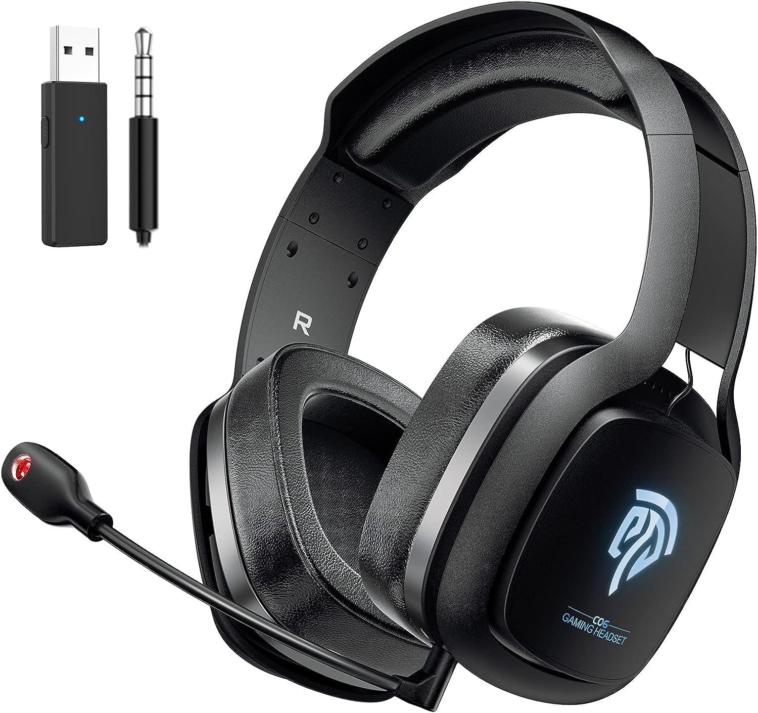 Headset PS4, EasySMX EasySMX für PC, Wireless PS5, Switch, Bluetooth-Kopfhörer Gaming