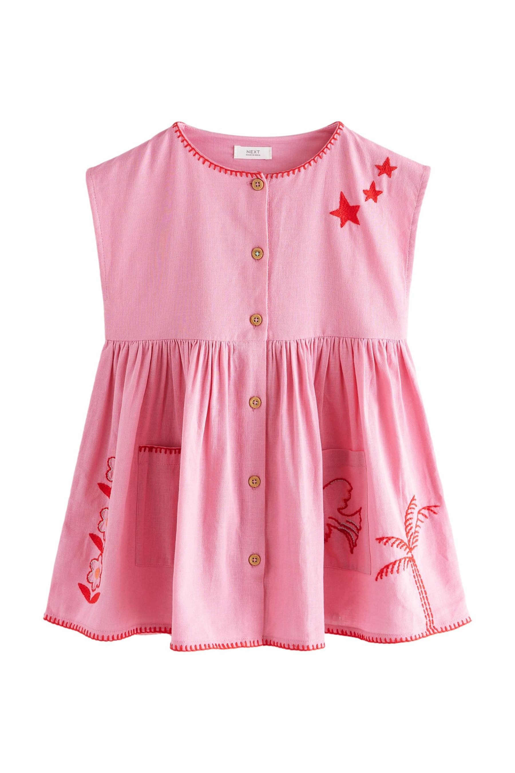 Next Sommerkleid Geknöpftes Kleid aus 100 % günstig online kaufen