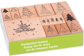 Heyda Stempel Stempel Set Weihnachtliche Motive, 10-11 Teile