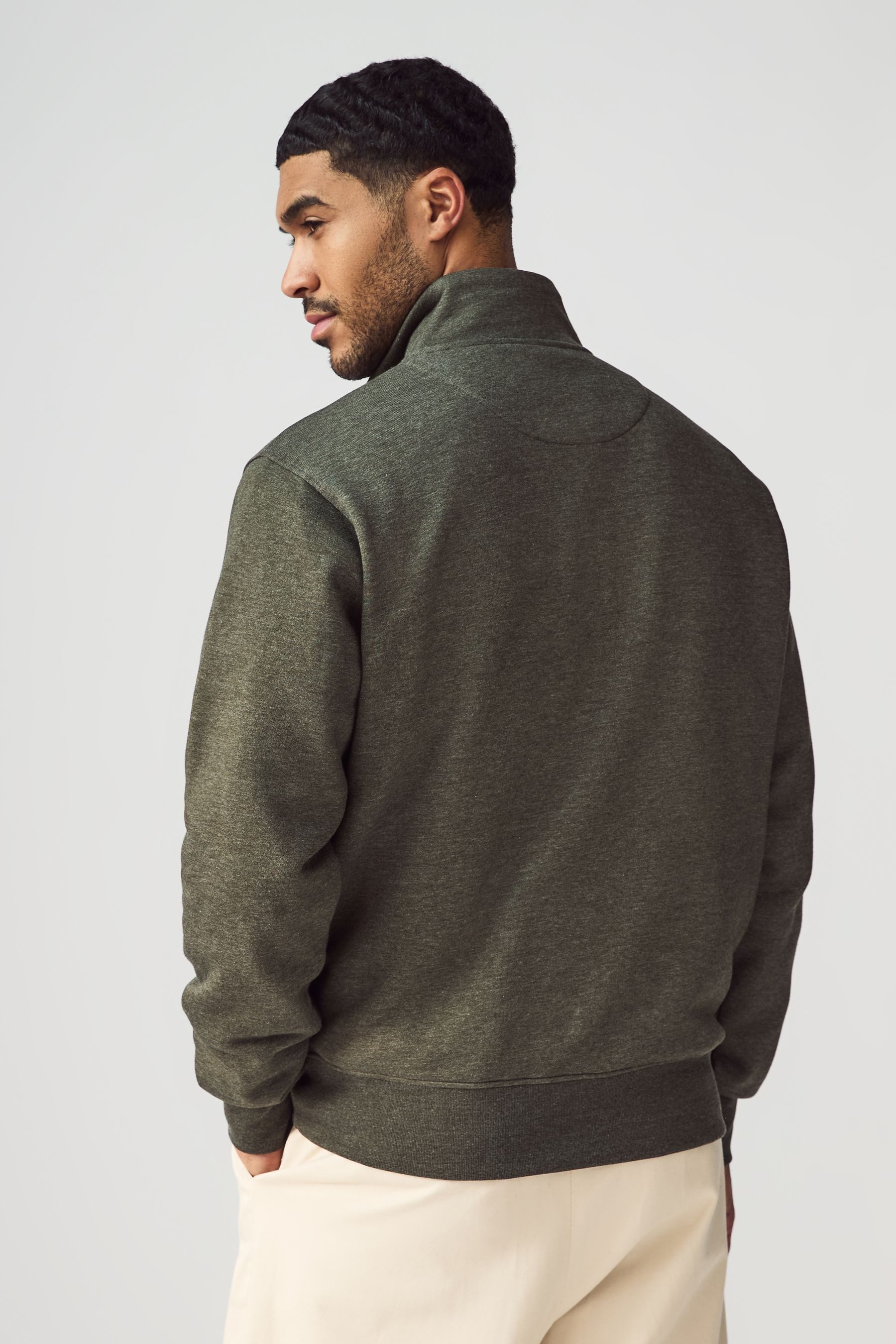 Next Sweater Troyer-Sweatshirt aus Jersey mit günstig online kaufen