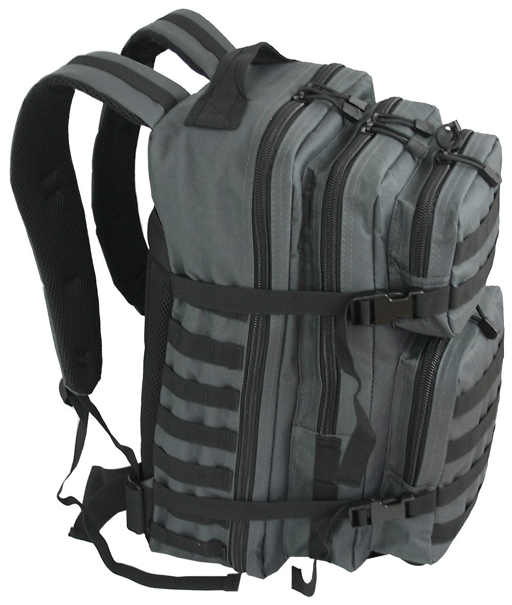 BAG STREET INTERNATIONAL Rucksack Groß XXL 40 L Outdoor gepolstert Military Molle Backpack, mit Tabletfach im Rücken