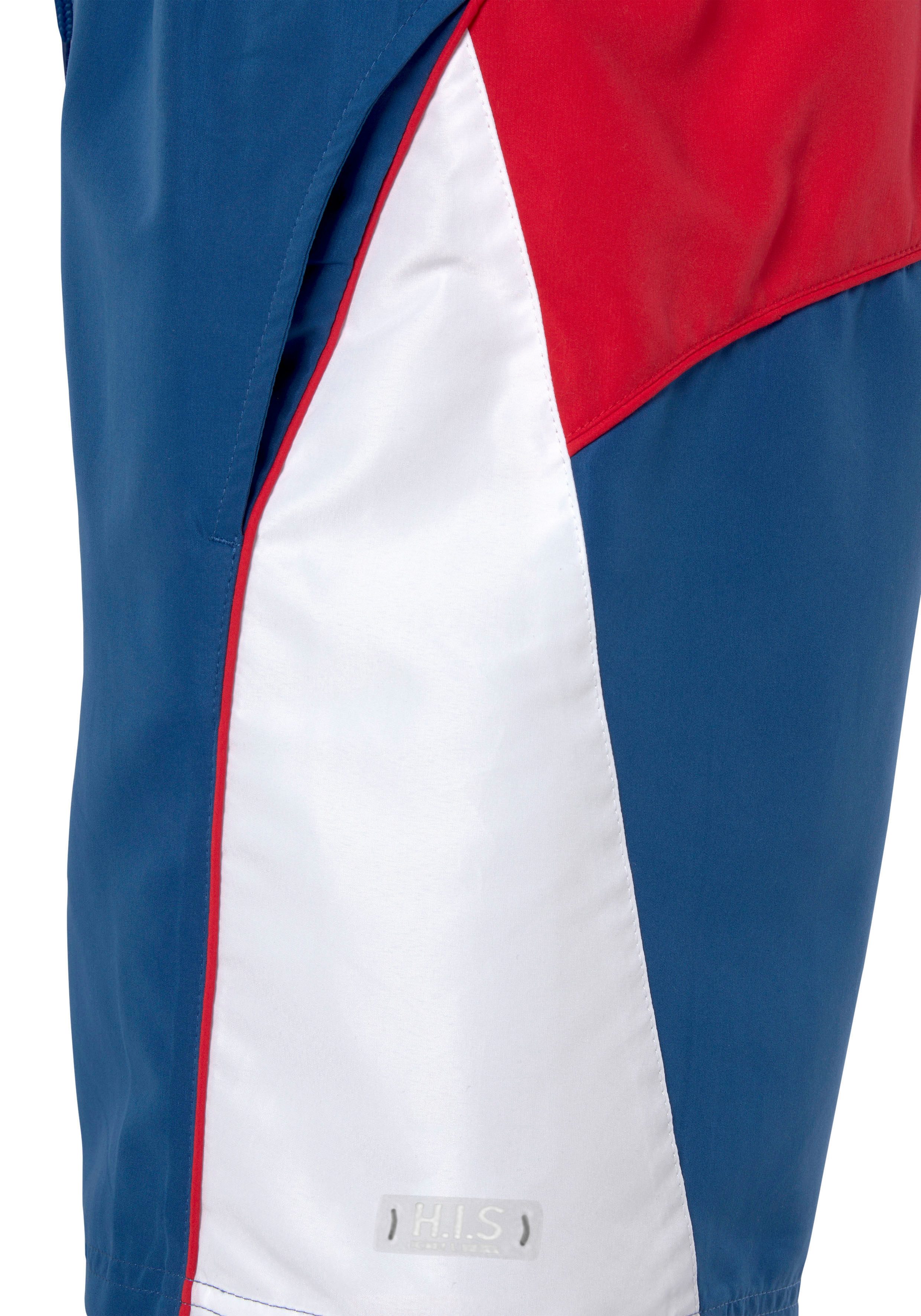 H.I.S Badeshorts im Colorblocking-Design