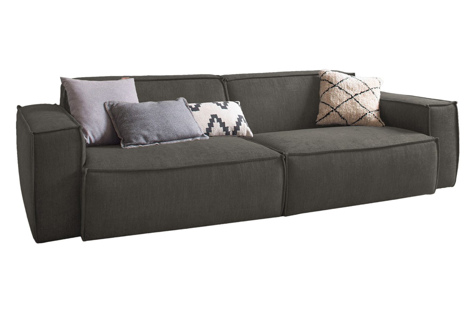 KAWOLA Sofa SAMU, Couch Stoff 2-Sitzer oder 3-Sitzer verschiedene Farben. Reduzierter Preis € 1.829,00. Unverbindliche Preisempfehlung € 2.648,00