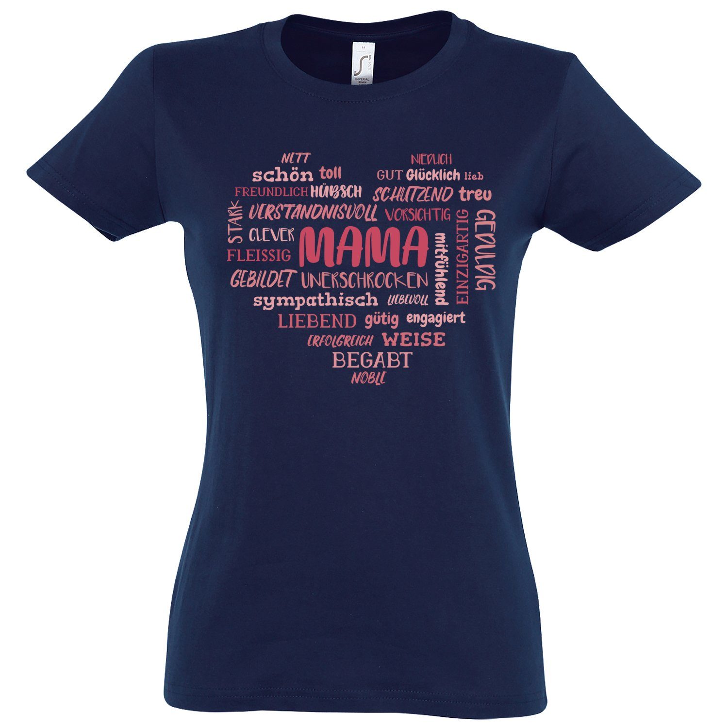 Youth Designz T-Shirt Mama Herz Damen Shirt mit modischem Print