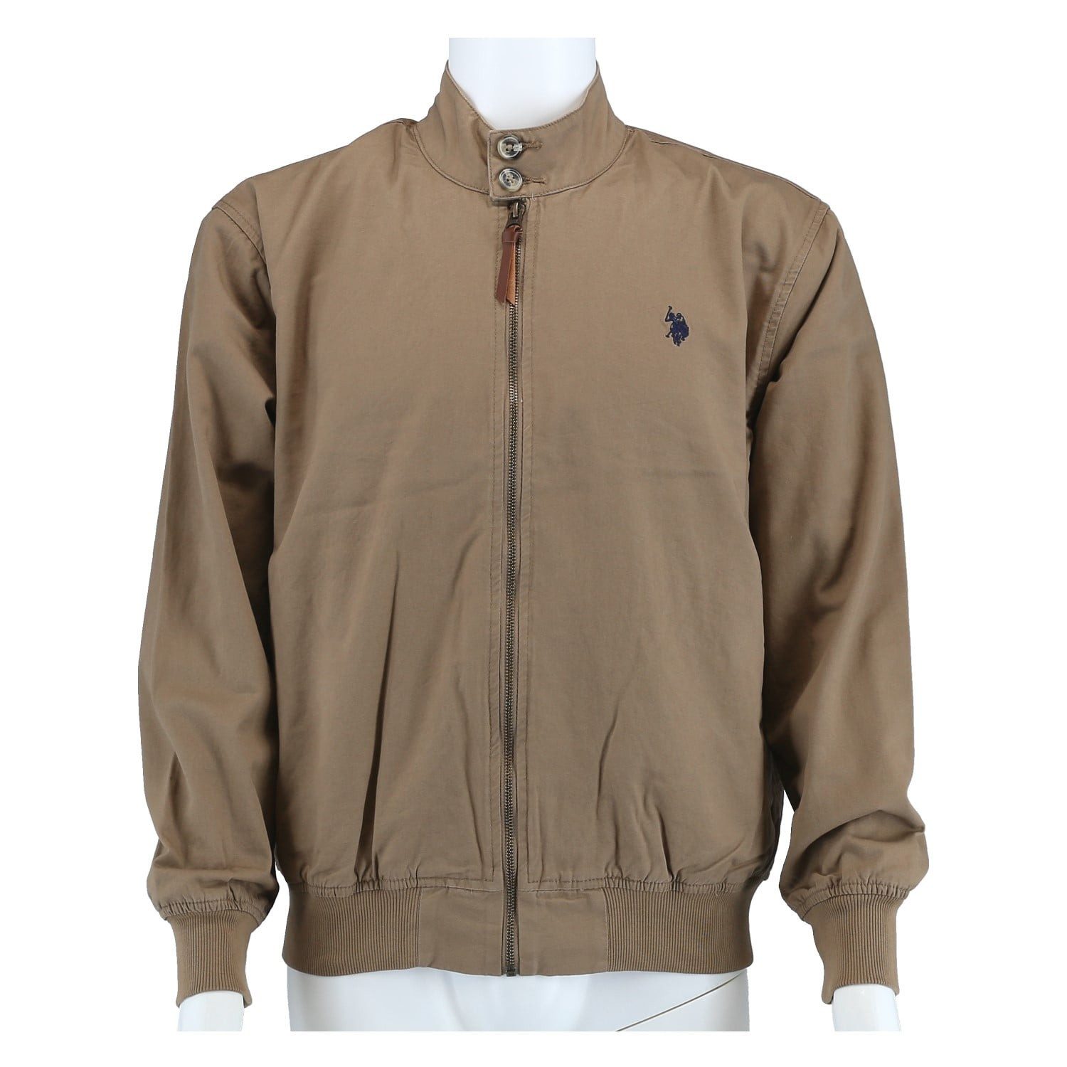 U.S. Polo Assn. Funktionsjacke Blouson-Übergangsjacke US16835 (Baumwolle) braun Herren