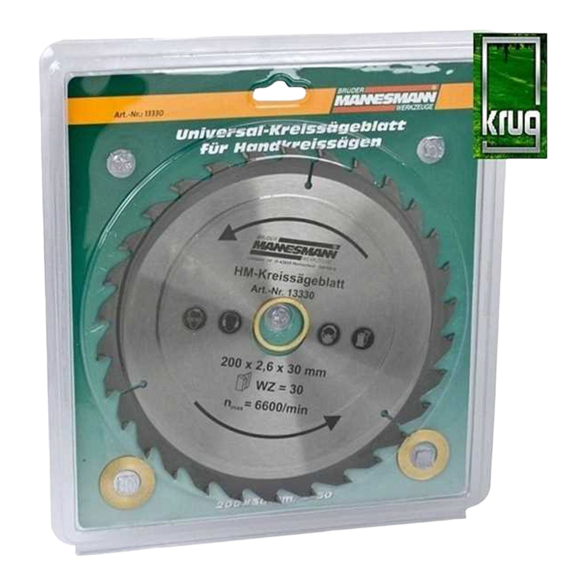 Kreissägeblatt Mannesmann Kreissägeblatt Hartmetall M13330 200 x 30 mm Bohr günstig online kaufen