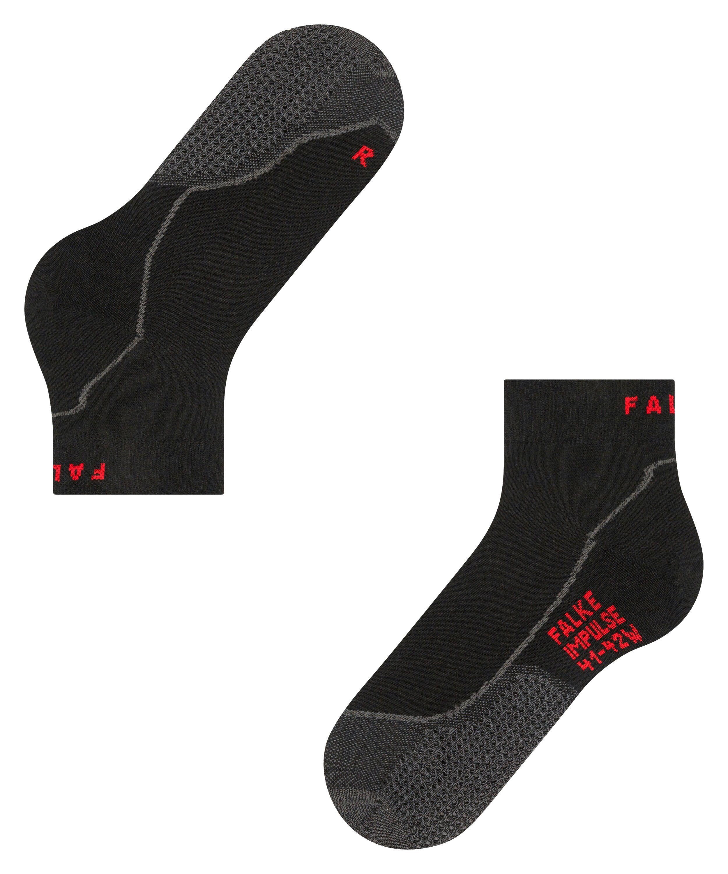 verbesserte black (1-Paar) Sportsocken Impulse Air (3000) Balance für FALKE