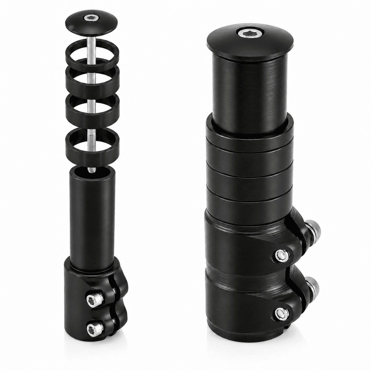 Lenkervorbau Gabelschaftverlängerung Lenkererhöhung Ahead Adapter für 1 1/8 28.6mm