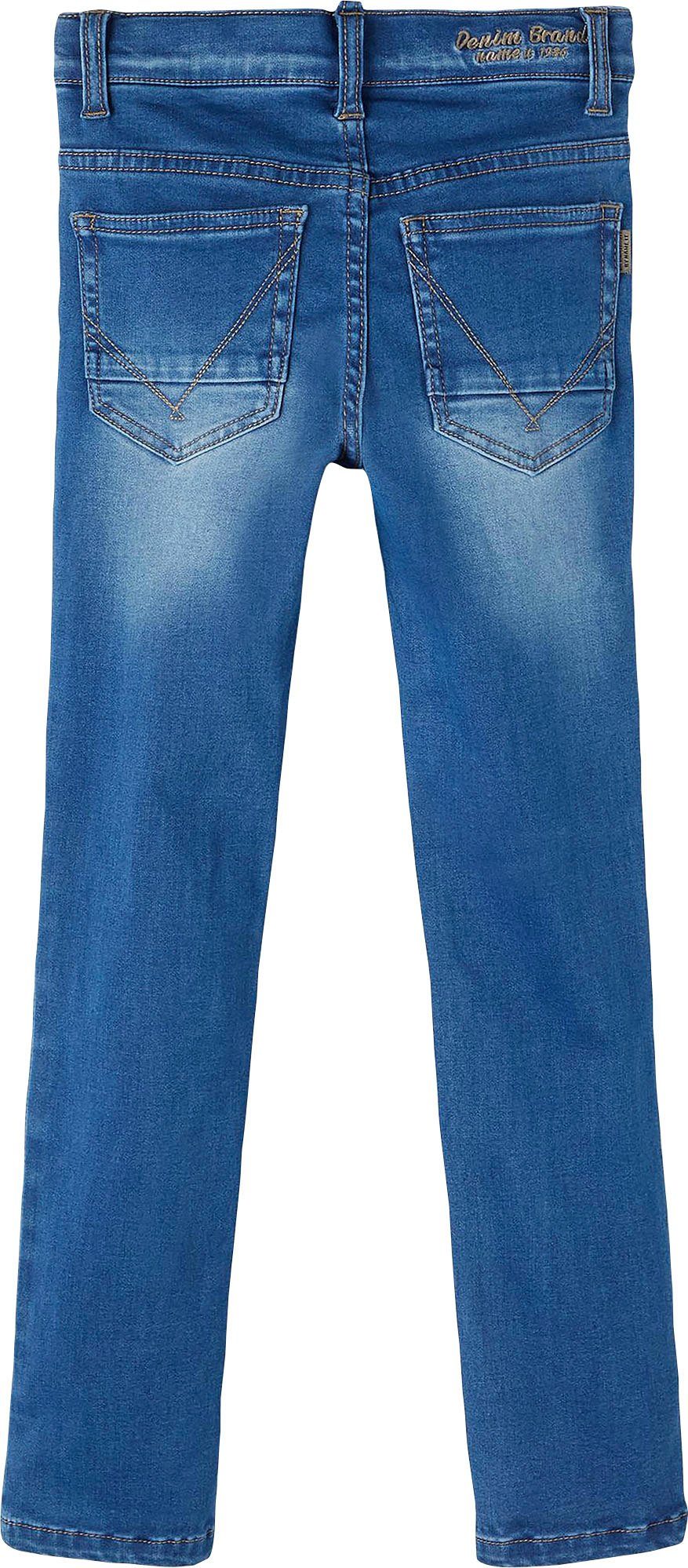 It denim Stretch-Jeans Name medium blue