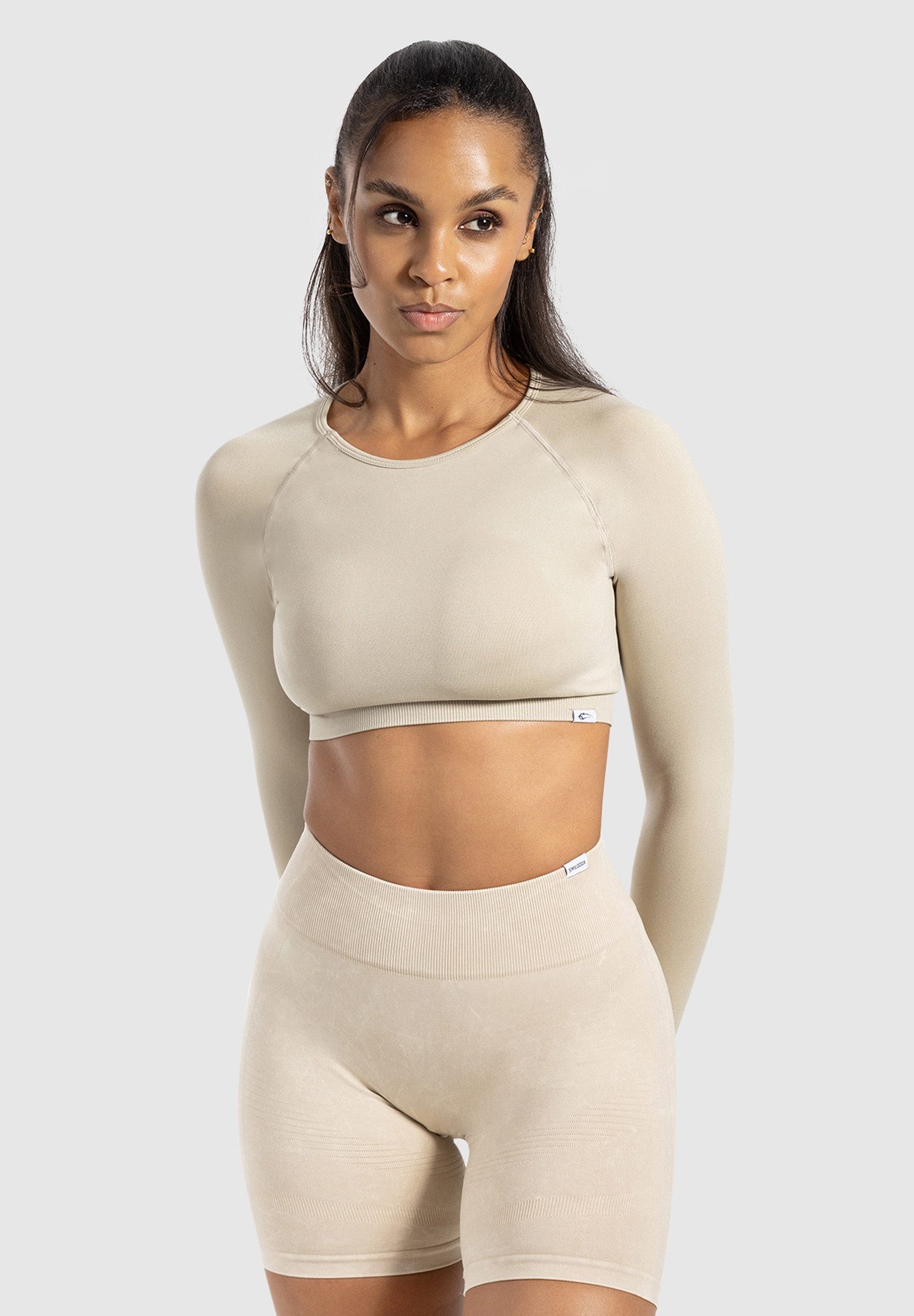 Smilodox Longsleeve Bethy, Seamless Cropped, elastisch & atmungsaktiv, kurz günstig online kaufen