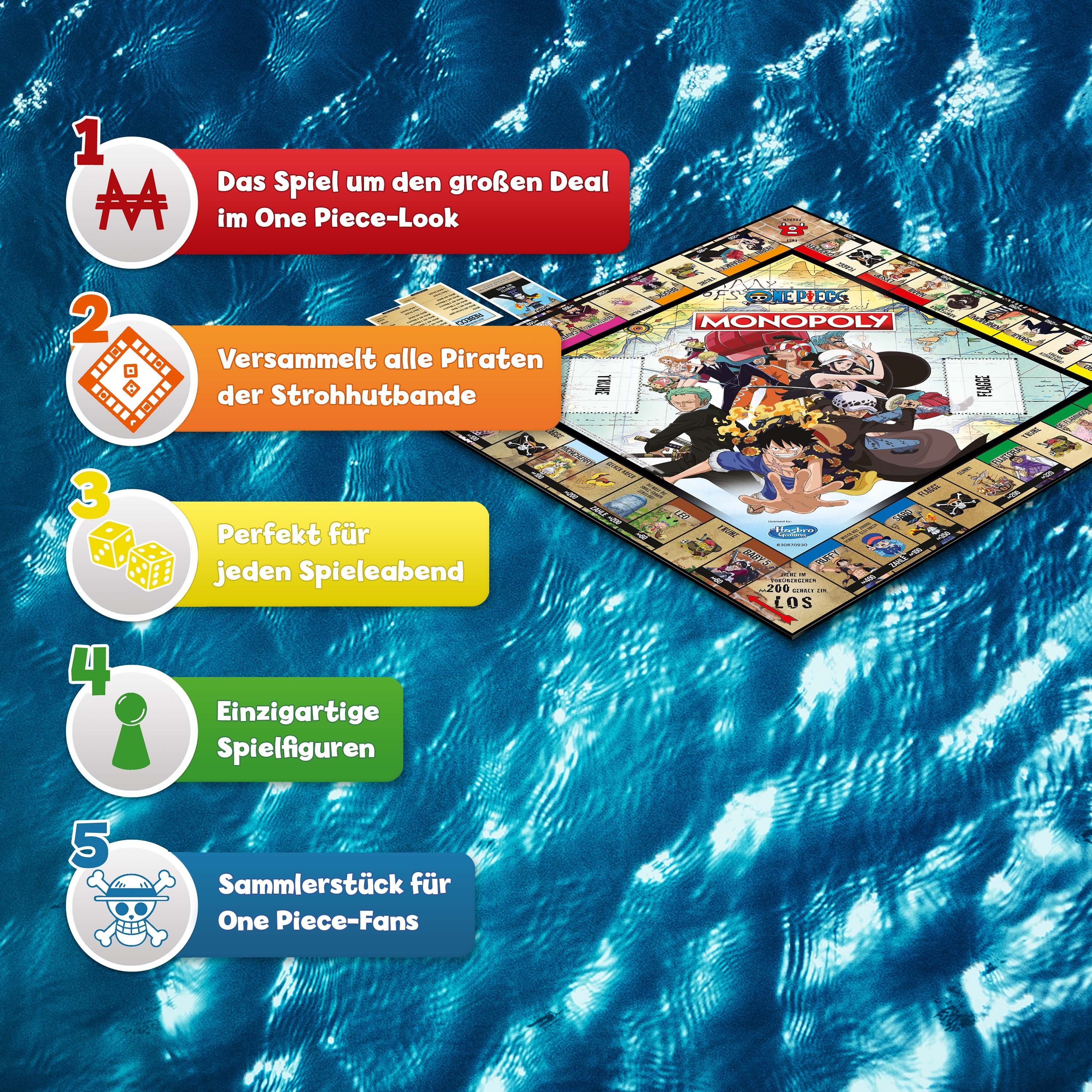 Winning Moves Spiel Monopoly One Piece, Brettspiel