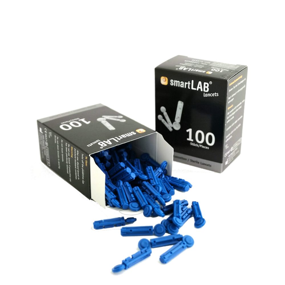 smartLAB Lanzetten smartLAB Lancet Box mit 100 Lanzetten in einem Box ...