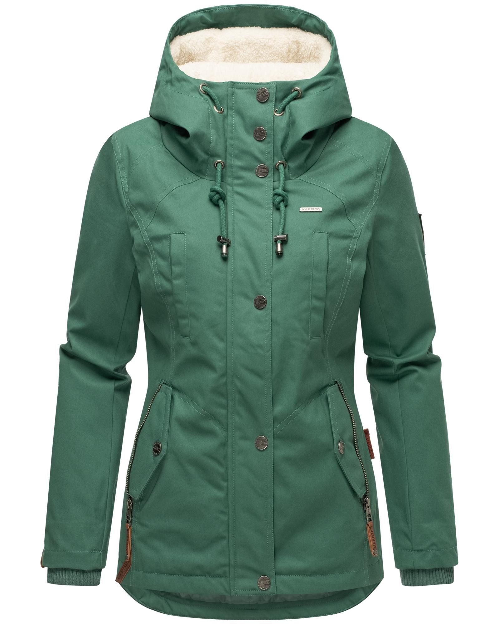 Marikoo Winterjacke Bikoo sportliche Damen Outdoor Baumwolljacke mit Kapuze günstig online kaufen