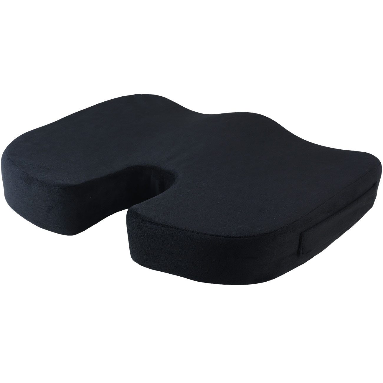 shop'n smile ideoon Gelkissen Memory-Foam Sitzkissen mit Kühlgel Anti-Rutsch 44x35x8cm Büro Auto, abnehmbarer & waschbarer Bezug/44 x 35 x 8 cm/100% Polyester