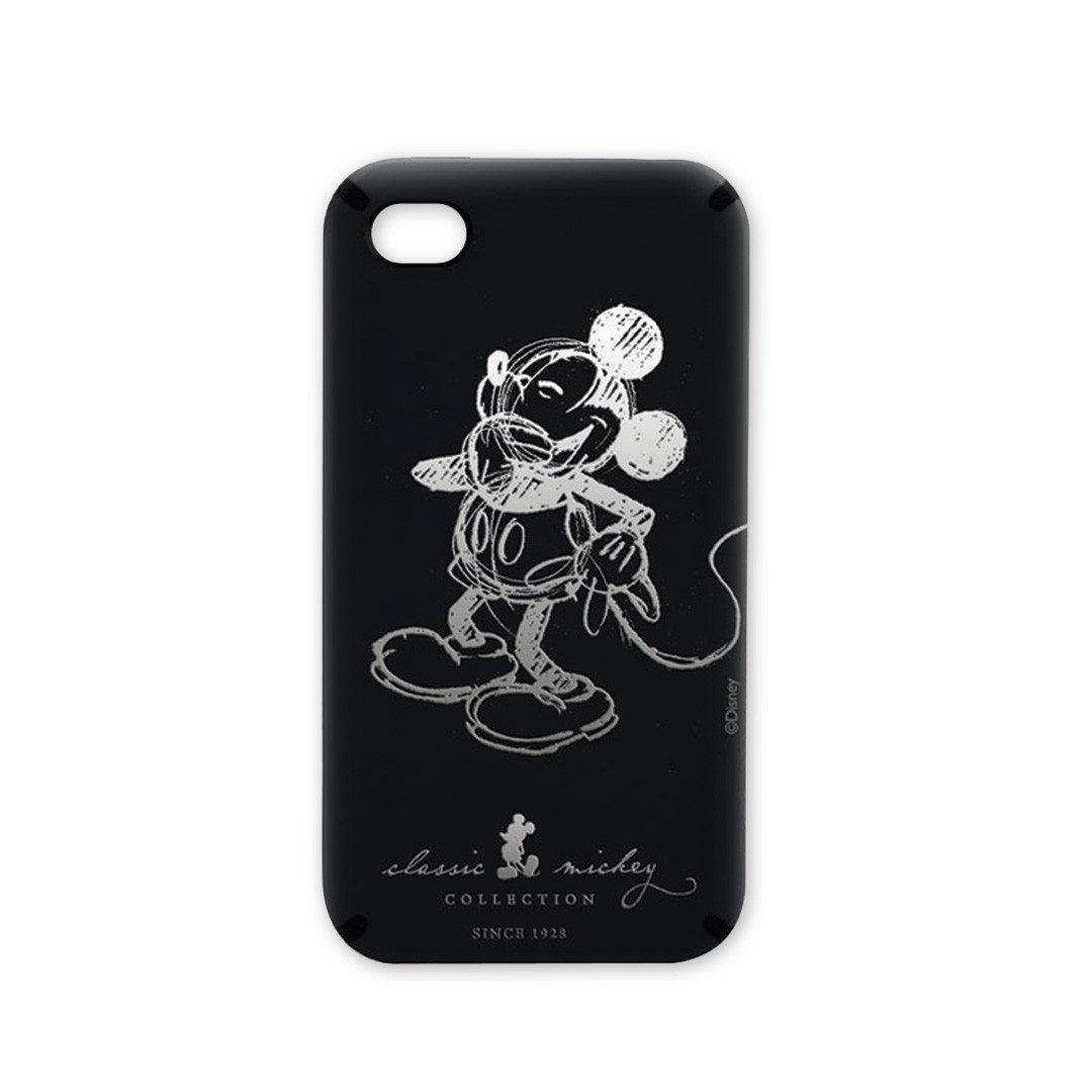 FANTEC Smartphonetasche Schutzhülle Mickey Comic silber für iPhone 4/4S Modell: Mickey Comic s