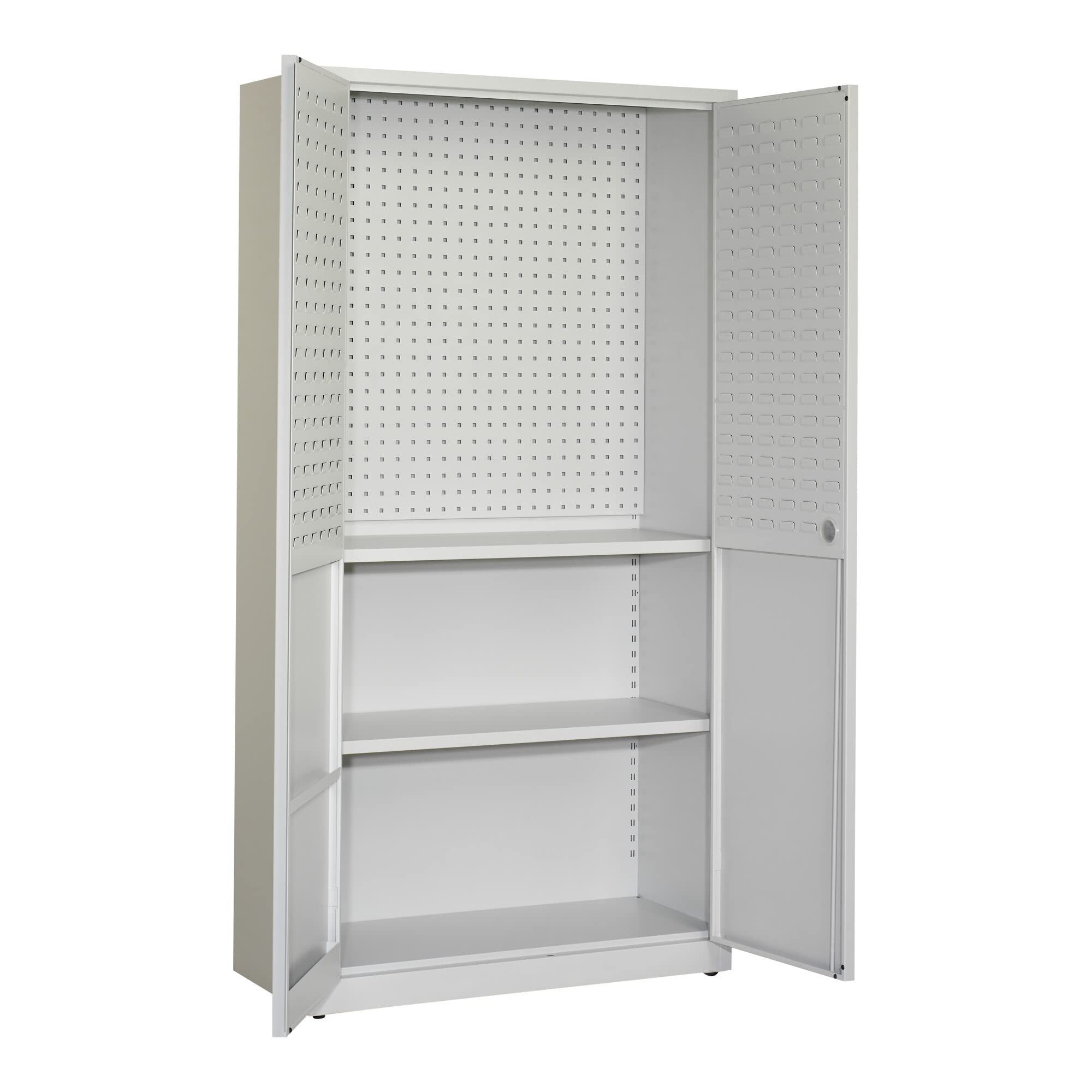 Stier Werkzeugschrank STIER Werkstattschrank SLK 1940x1000x450mm lichtgrau Werkzeugschrank