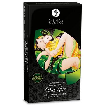 SHUNGA Gleitgel Luxuriöses Gleitgel "Lotus Noir" auf Wasserbasis mit Glycerin