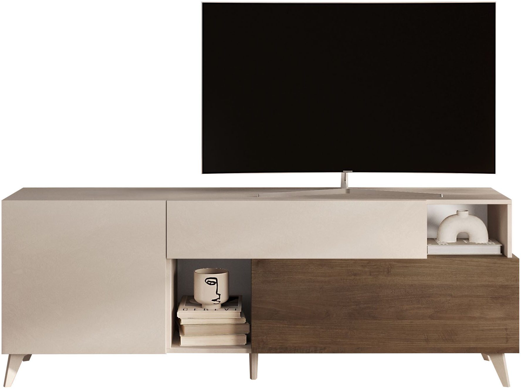 INOSIGN Lowboard "Monaco in Breite 181 cm, TV-Schrank mit Tür, Klappe und S günstig online kaufen