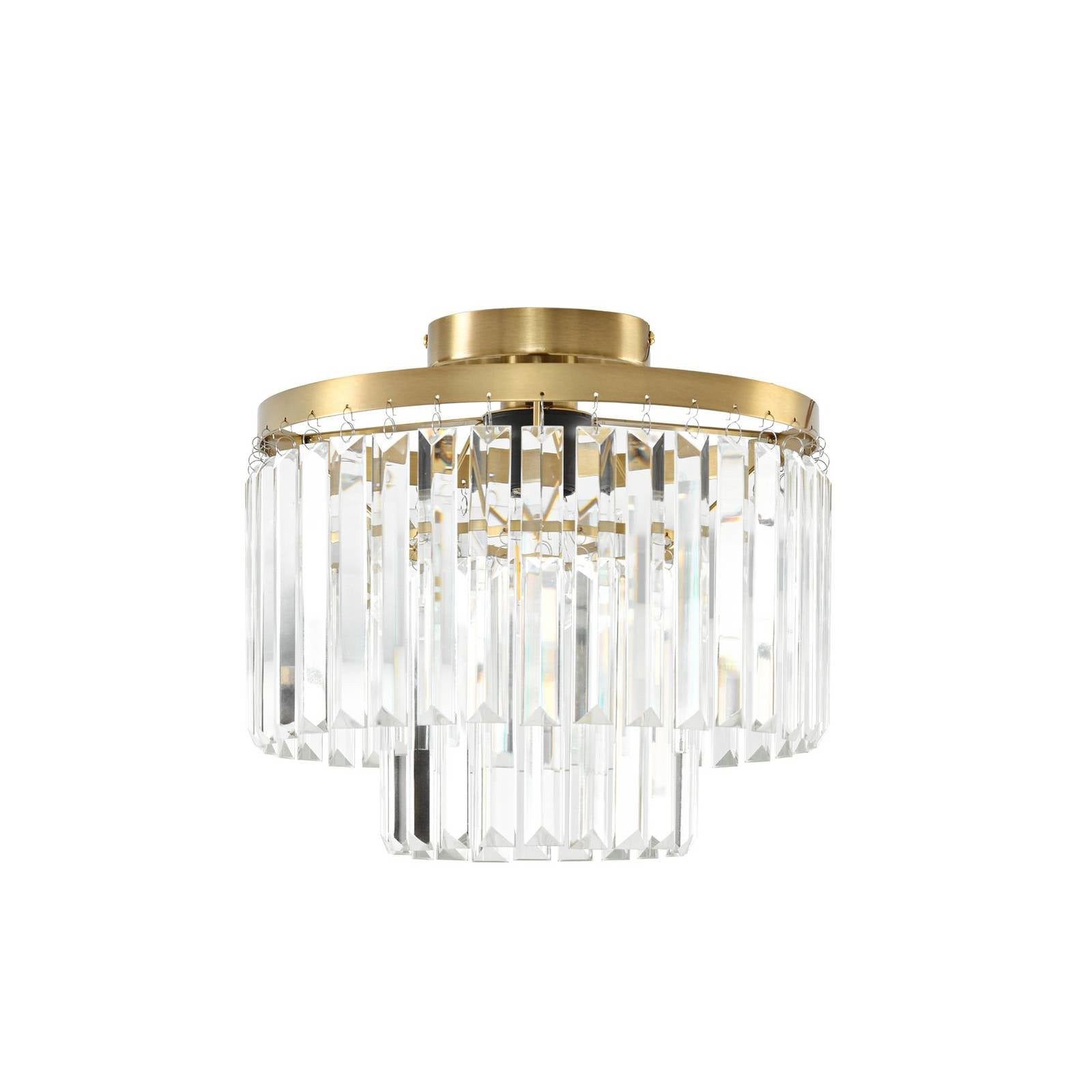Lindby Deckenleuchten Felicity, Glas Transparent IP20, 1 x 15 W LED