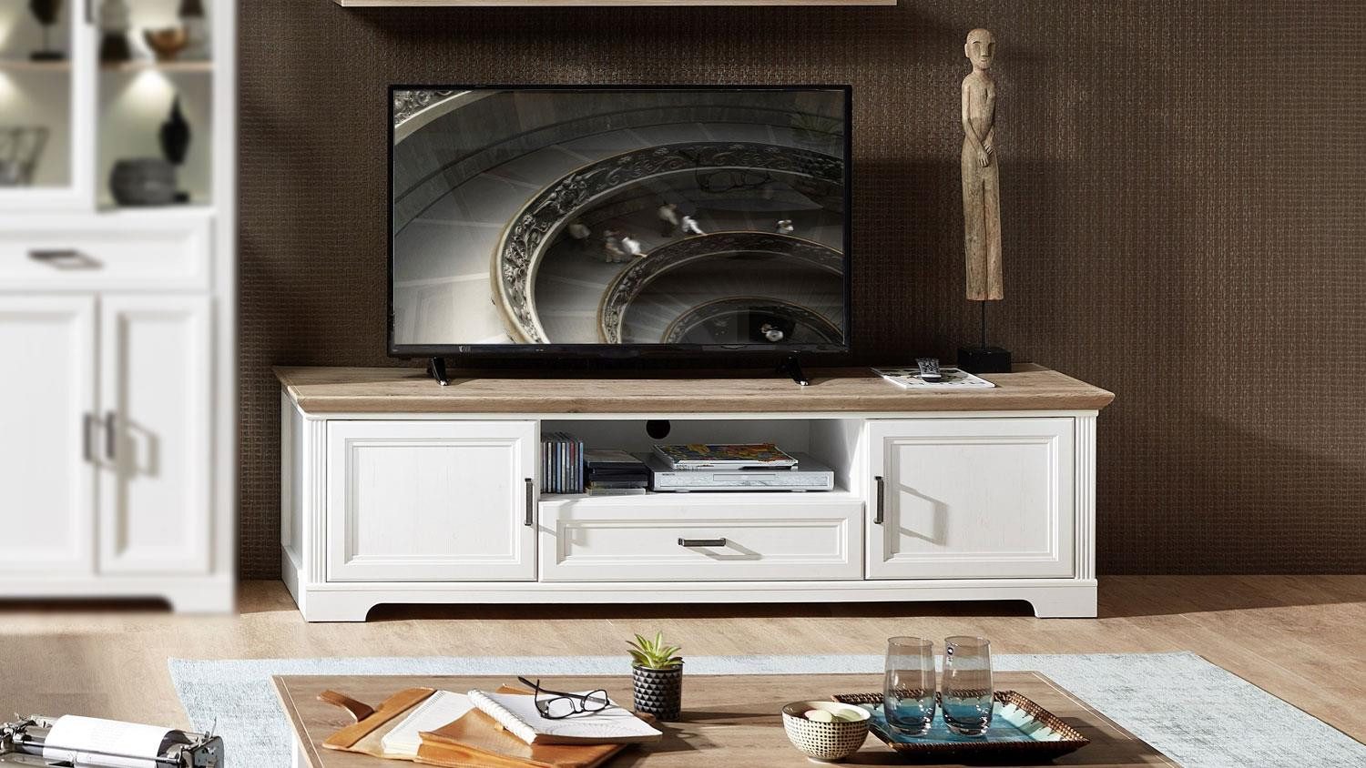 Innostyle Lowboard TV-Board Jasmin Lowboard Pinie hell Artisan Eiche 193x54 cm