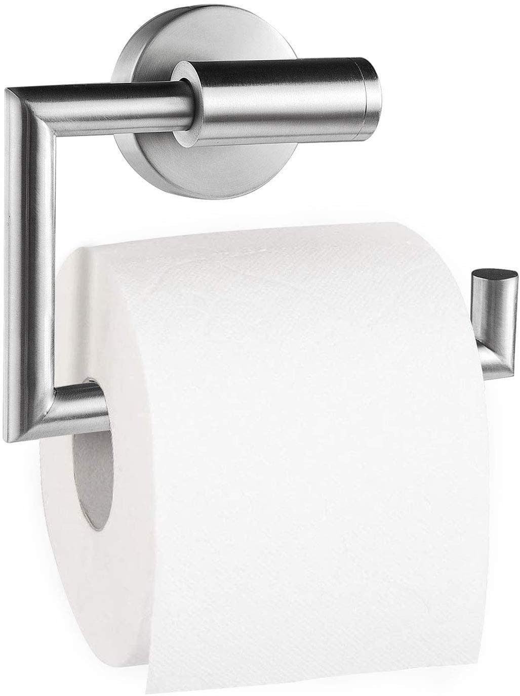 JAN MAX Toilettenpapierhalter Madrid Toilettenpapierhalter, WC Rollenhalter  Edelstahl, Klorollenhalter zum Kleben für Badezimmer