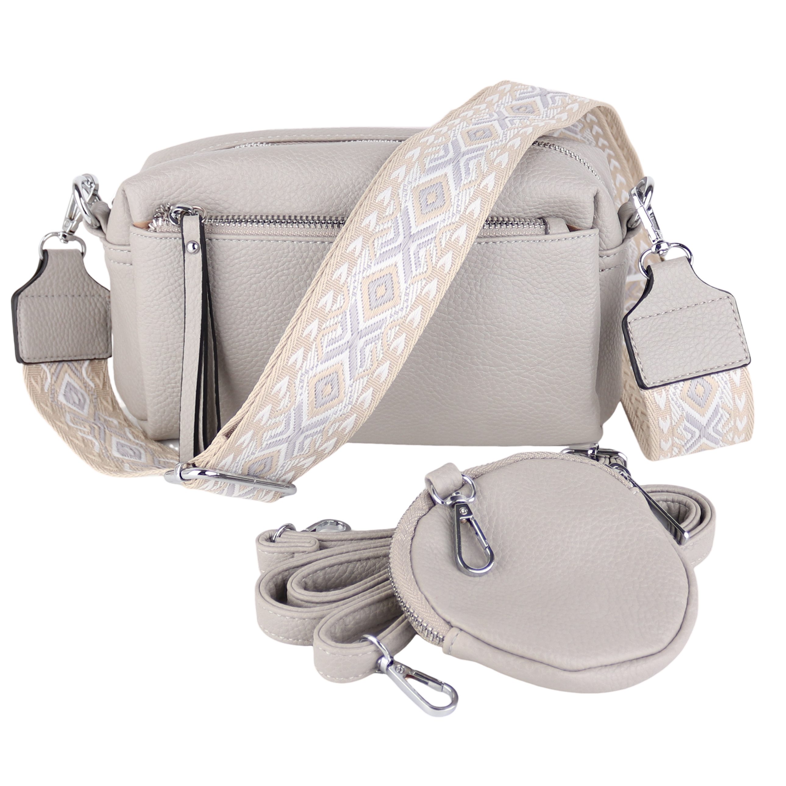 MIRROSI Umhängetasche Damen, Veganleder Crossbody Tasche Bag, Schultertasch günstig online kaufen