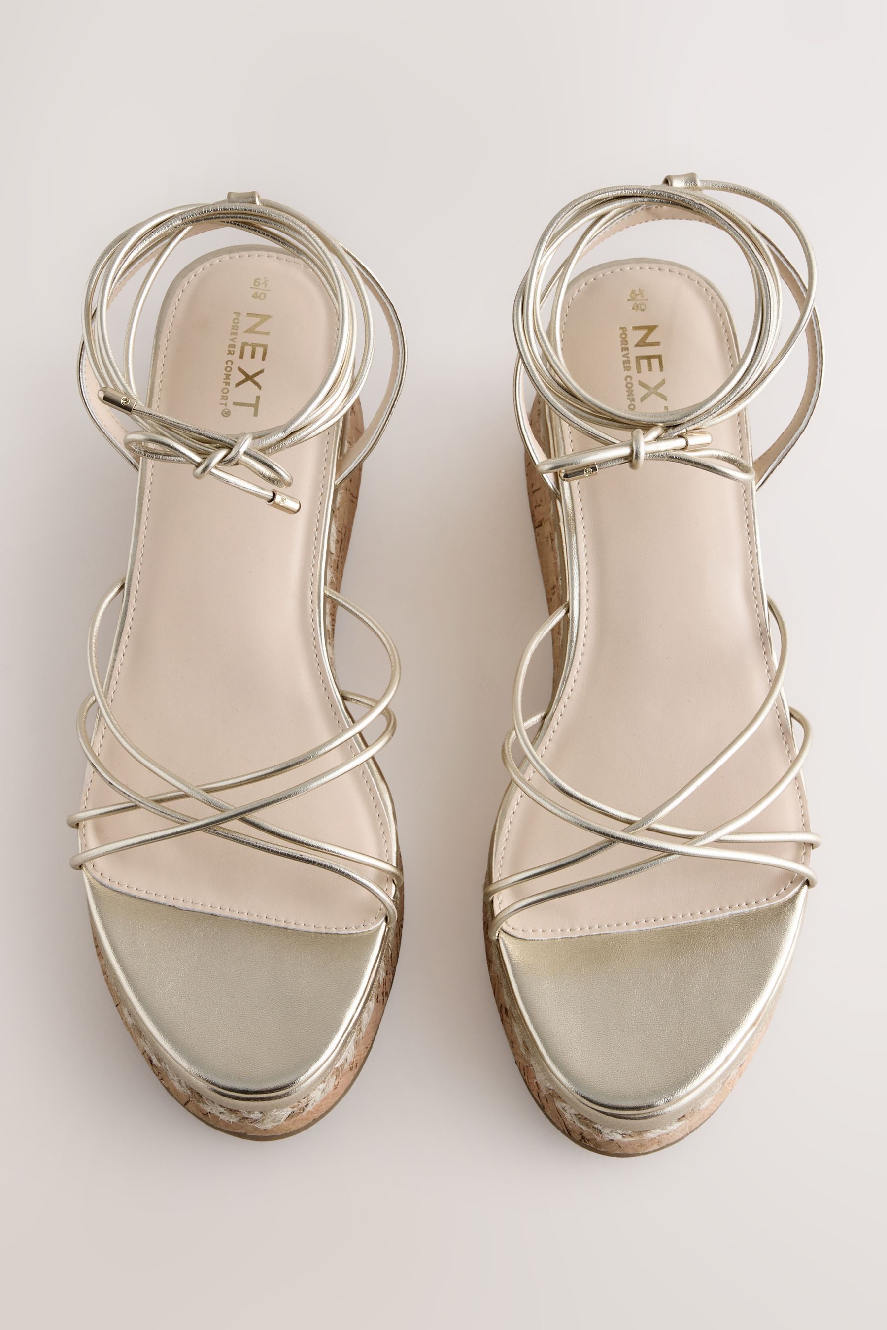 Next Forever Comfort® Flatform-Riemchensandalen Keilsandalette (1-tlg)