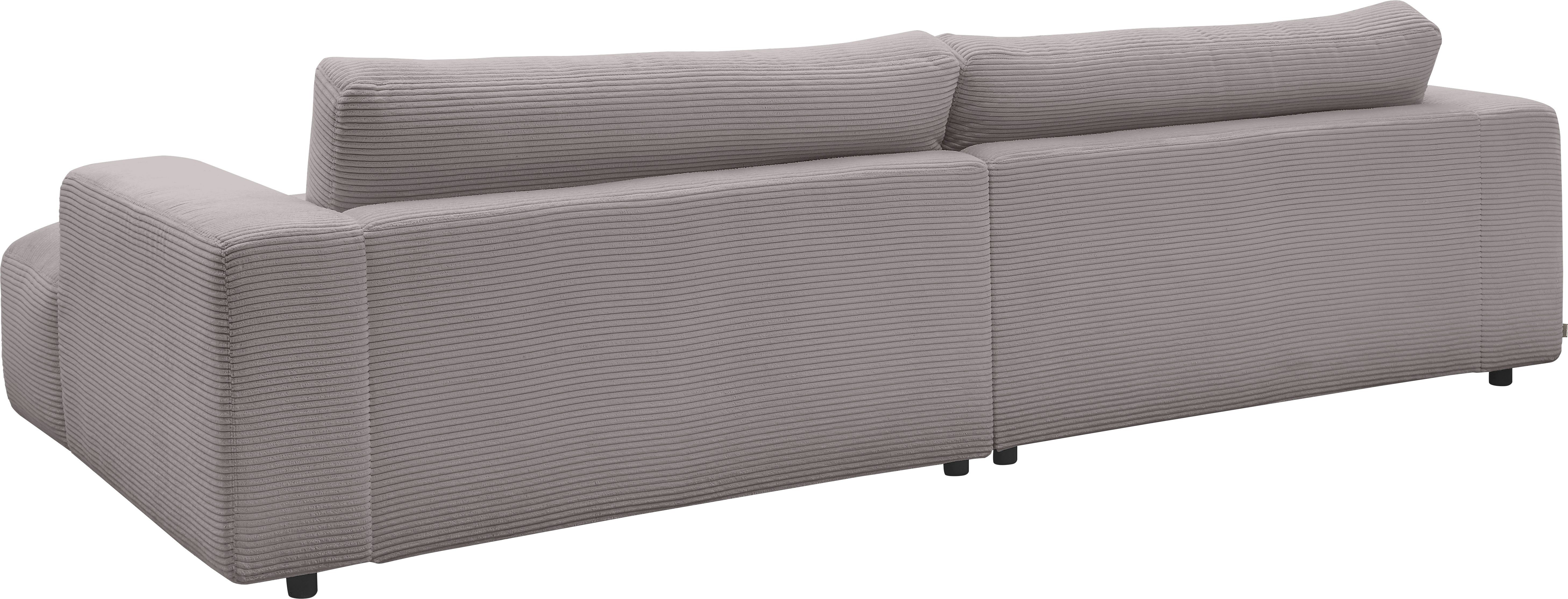 branded 292 Breite cm by GALLERY Loungesofa Cord-Bezug, M Musterring grey Lucia,