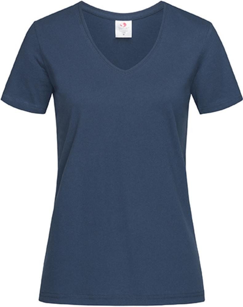 V-Shirt Classic V-Neck Damen T-Shirt