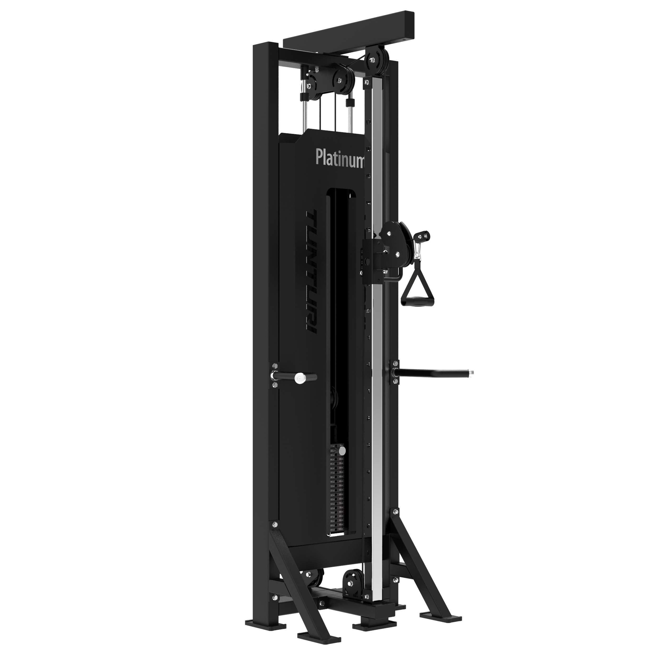 Tunturi Kraftstation Platinum Multi Fitnessstation, Einzelstation, Gewichtspaket, V-Serie