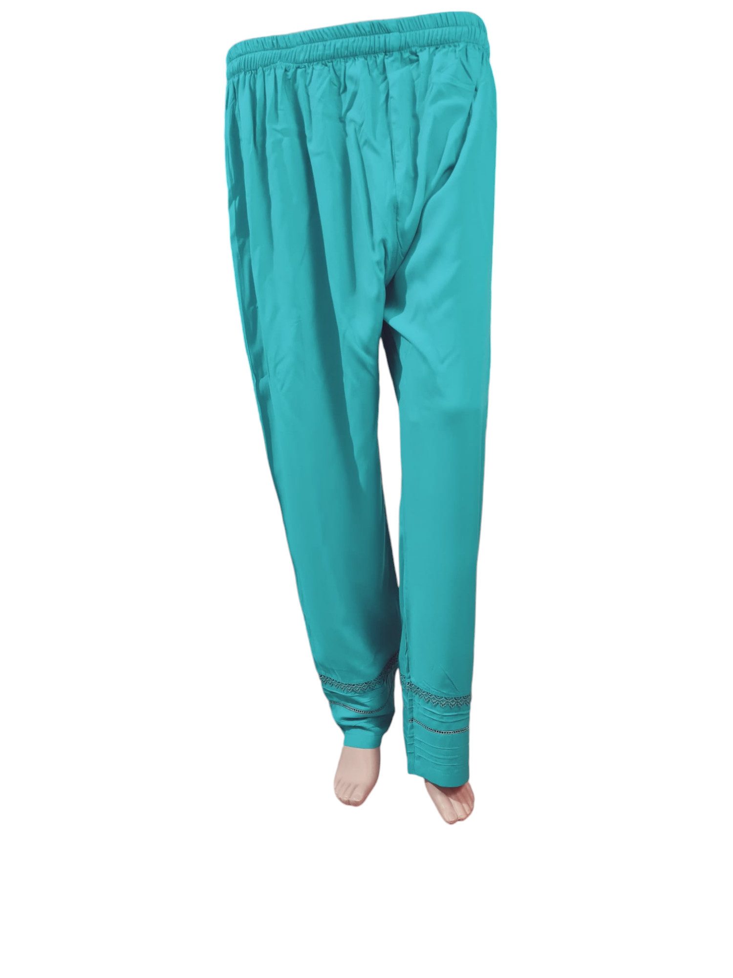 Pyjamahose TÜRKIS LACE