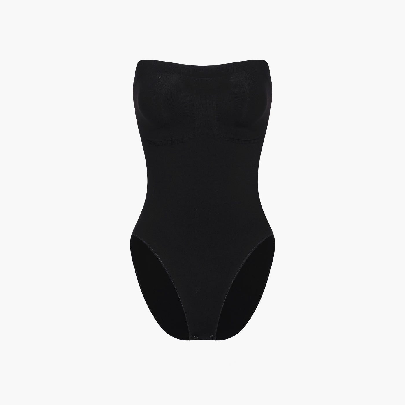 cfab Shaping-Body Trägerloser Bodysuit Sculpting Shapewear mit Slip-Schwarz-XS (1-tlg)
