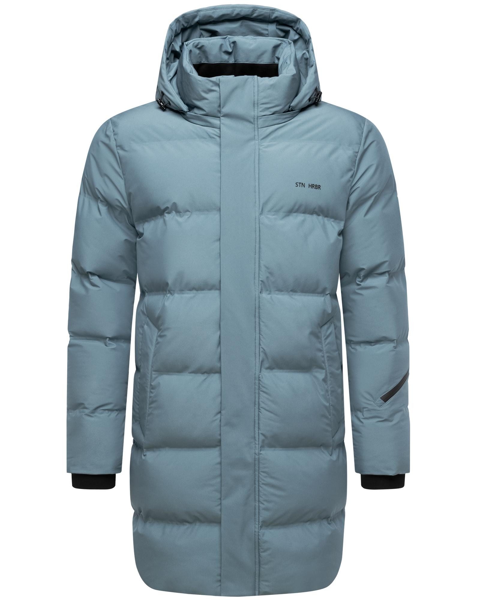 Stone Harbour Steppmantel Thadeek XX Warmer Mantel mit abnehmbarer und verstellbarer Kapuze