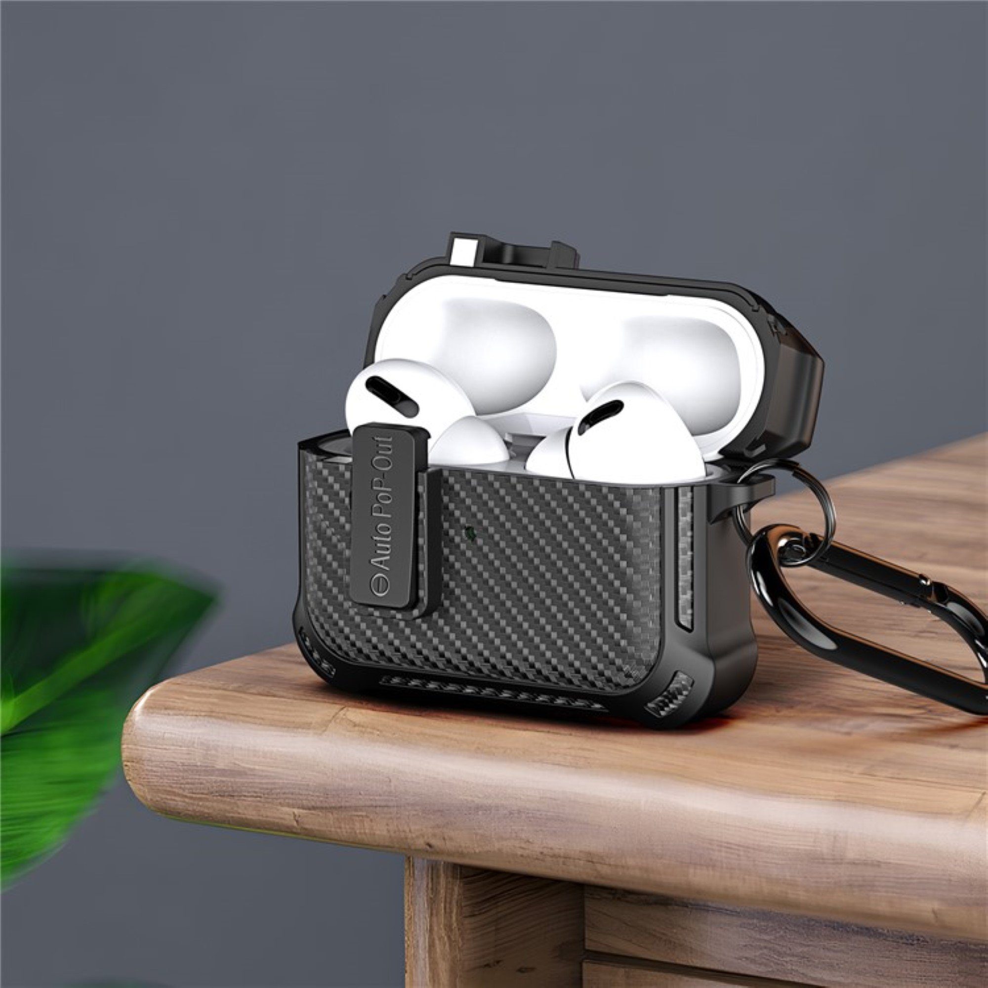 Dux Ducis Kopfhörer-Schutzhülle PECI-Serie Kopfhörerhülle kompatibel mit Apple Airpods 3 – Bild 3 von 5