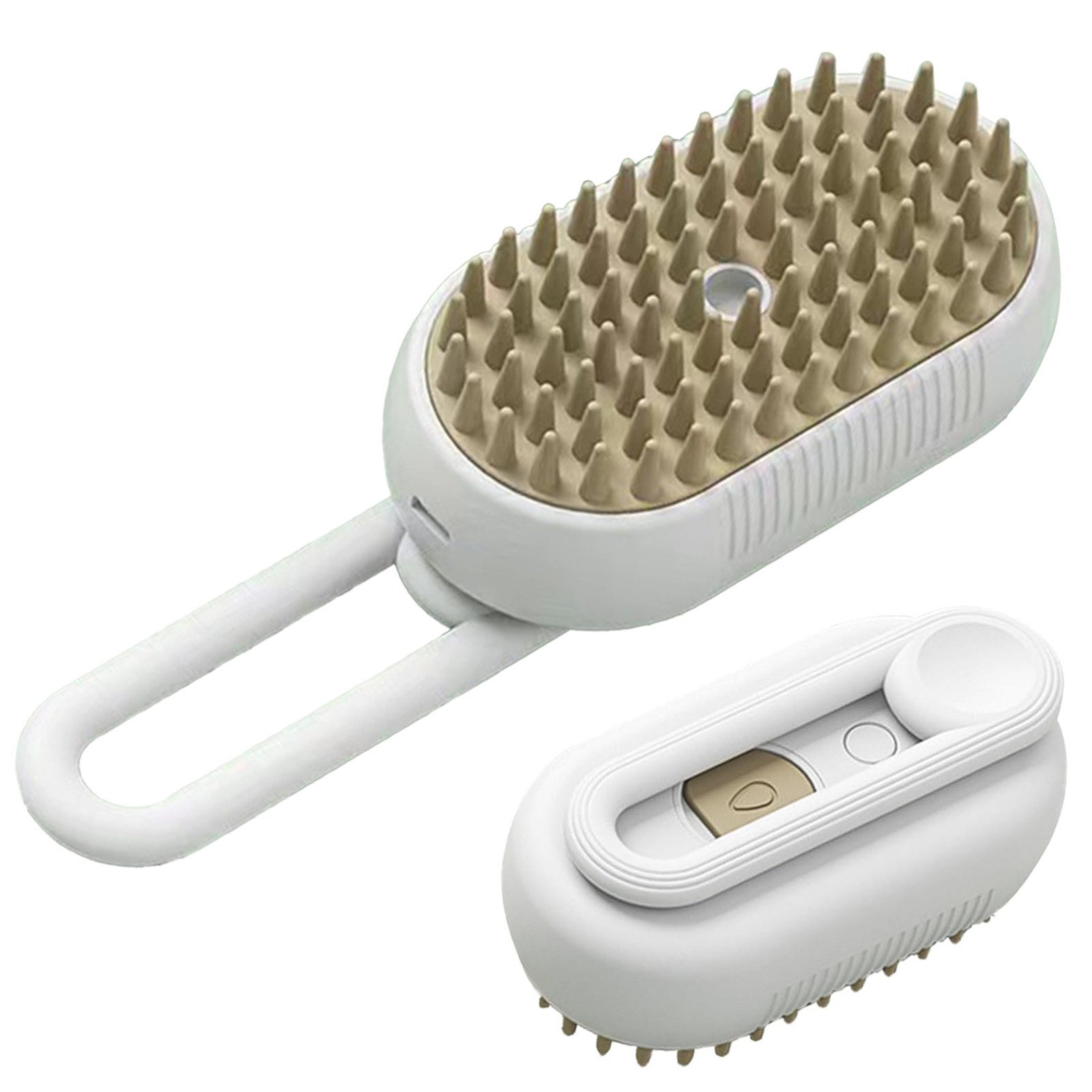 Fellbürste Haustier Dampfbürste USB-Fellbürste mit Massagefunktion
