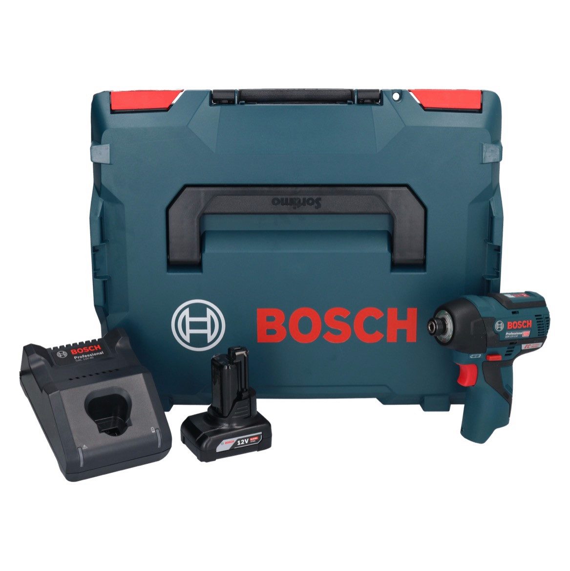 Thumbnail - Bosch Professional Akku-Schlagschrauber GDR 12V-110 Professional Akku Drehschlagschrauber 12 V 110 Nm 1/4" Br