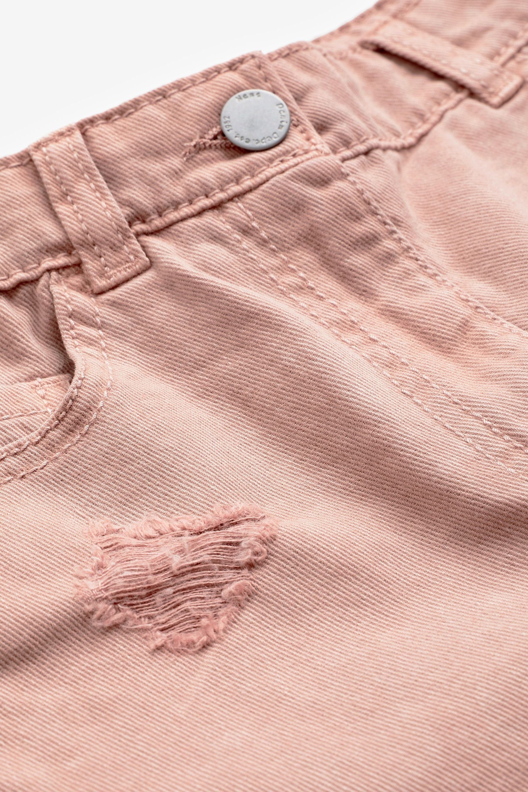 Mom-Jeans Next (1-tlg) Apricot Mom-Jeans Distressed