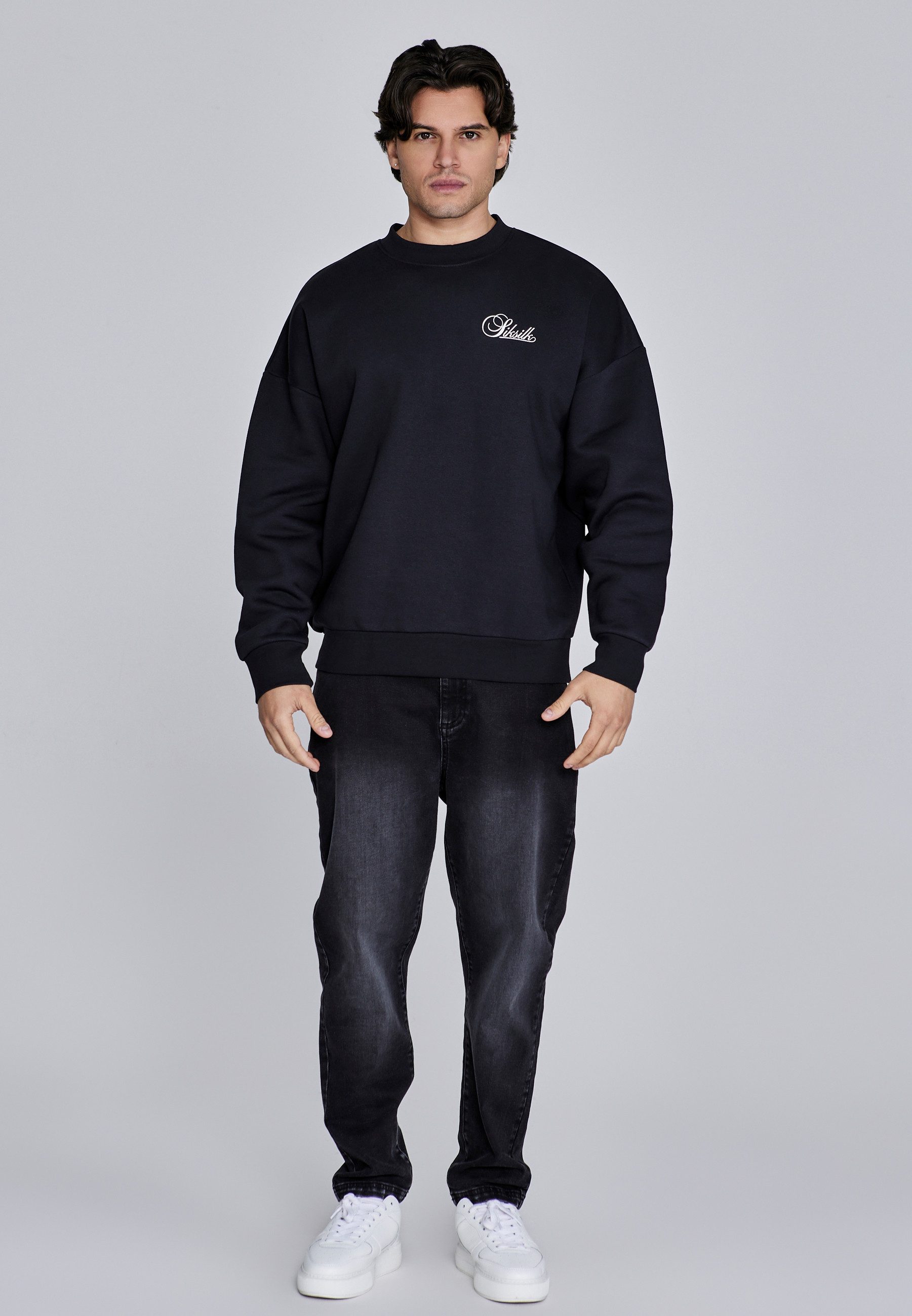 Siksilk Sweatshirt SikSilk Herren Essentials Pullover