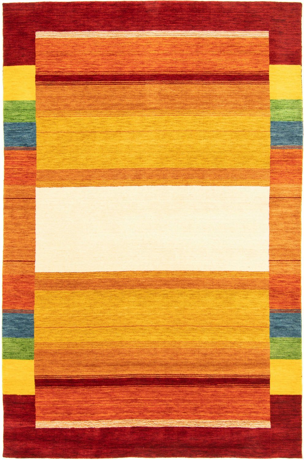 Wollteppich Bordüre Multicolore 300 mm, rechteckig, 200 weicher cm, Flor morgenland, Sehr 15 x Höhe