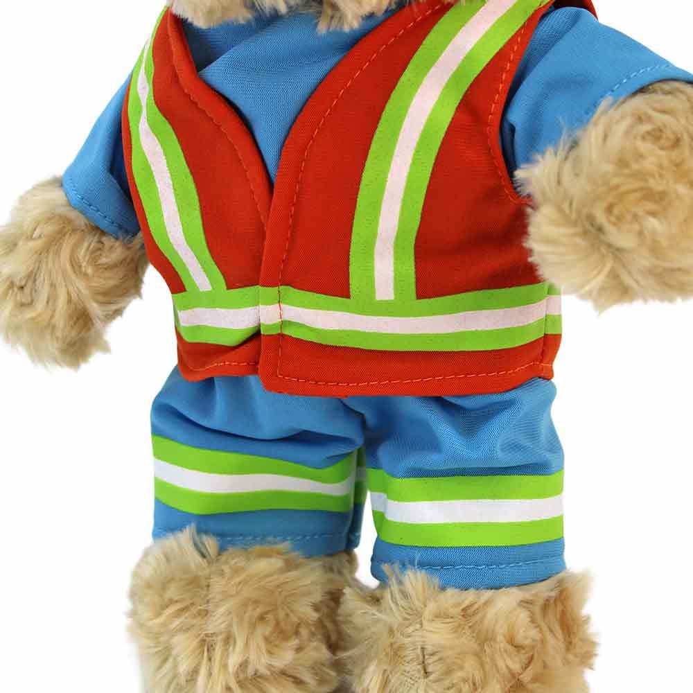 Euro Souvenirs Kuscheltier Bauarbeiter Teddy "Bernd" - ca. 34 cm