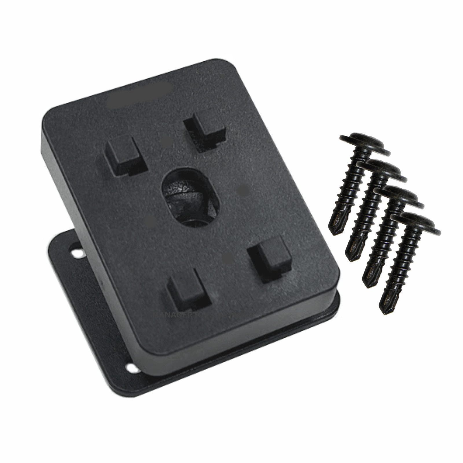 SECUMAX Handy-Halterung Sockelhalter 4 Krallen Raster HR Sockel Befestigung 360°+60°