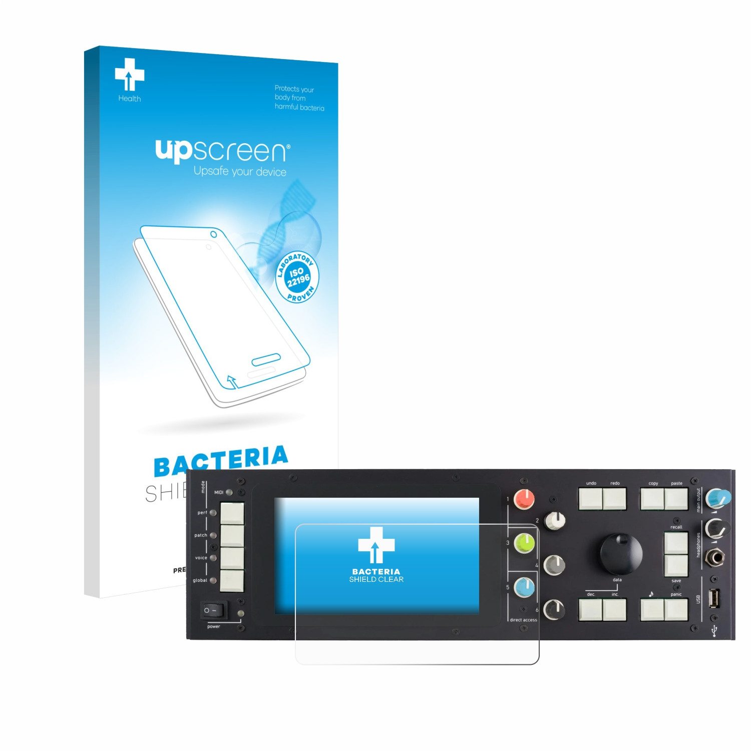 upscreen Displayschutzfolie Schutzfolie für Kodamo EssenceFM MKII, Displayschutz Schutz Folie Klar antibakteriell