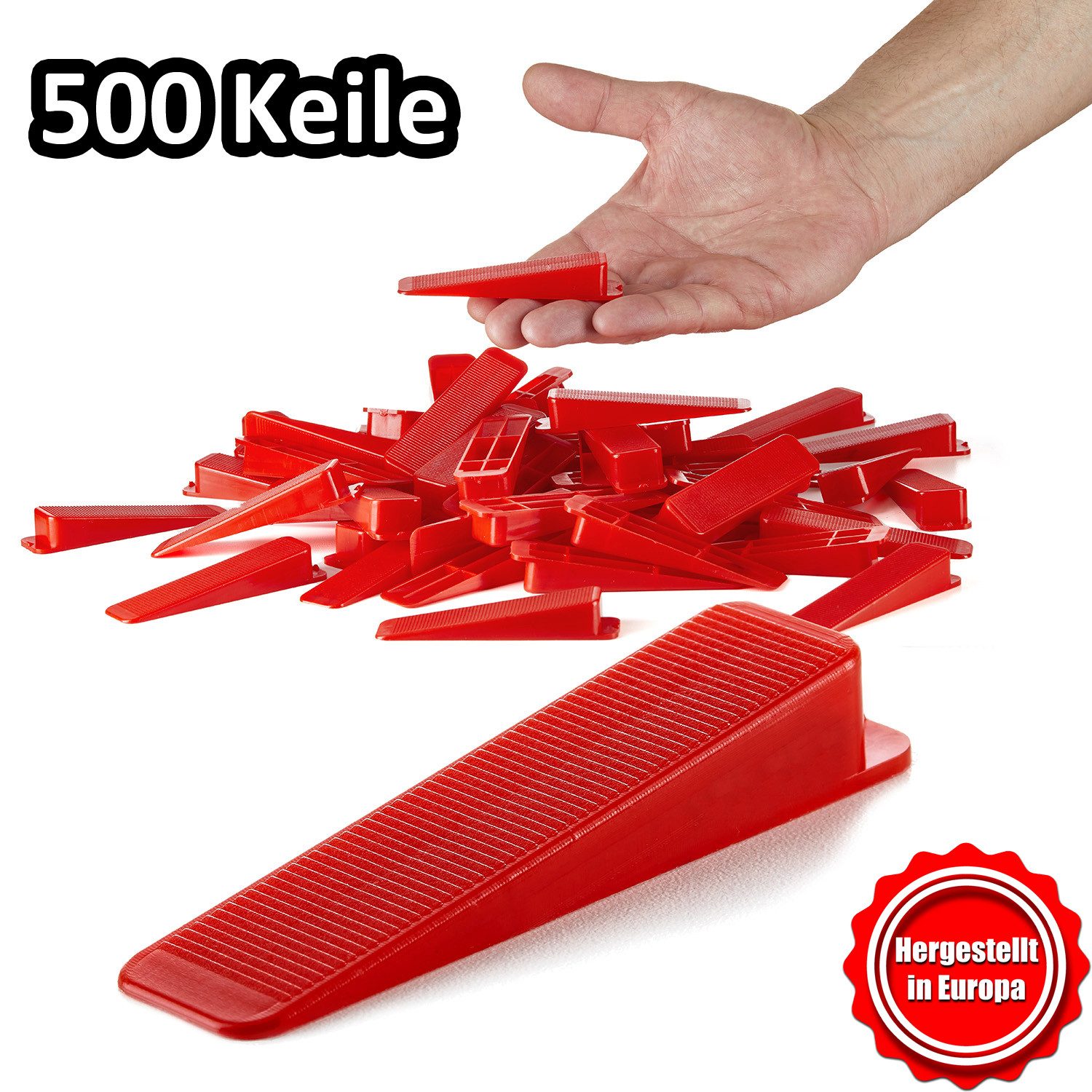 BigDean Verlegeset Fliesen Nivelliersystem 500 Keile günstig online kaufen