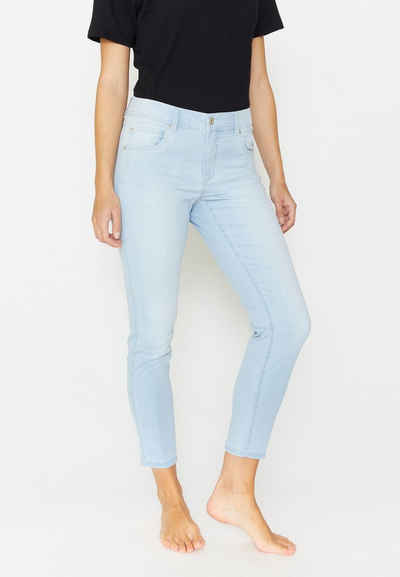 ANGELS Slim-fit-Jeans »Ornella« (1-tlg) mit Used-Waschung