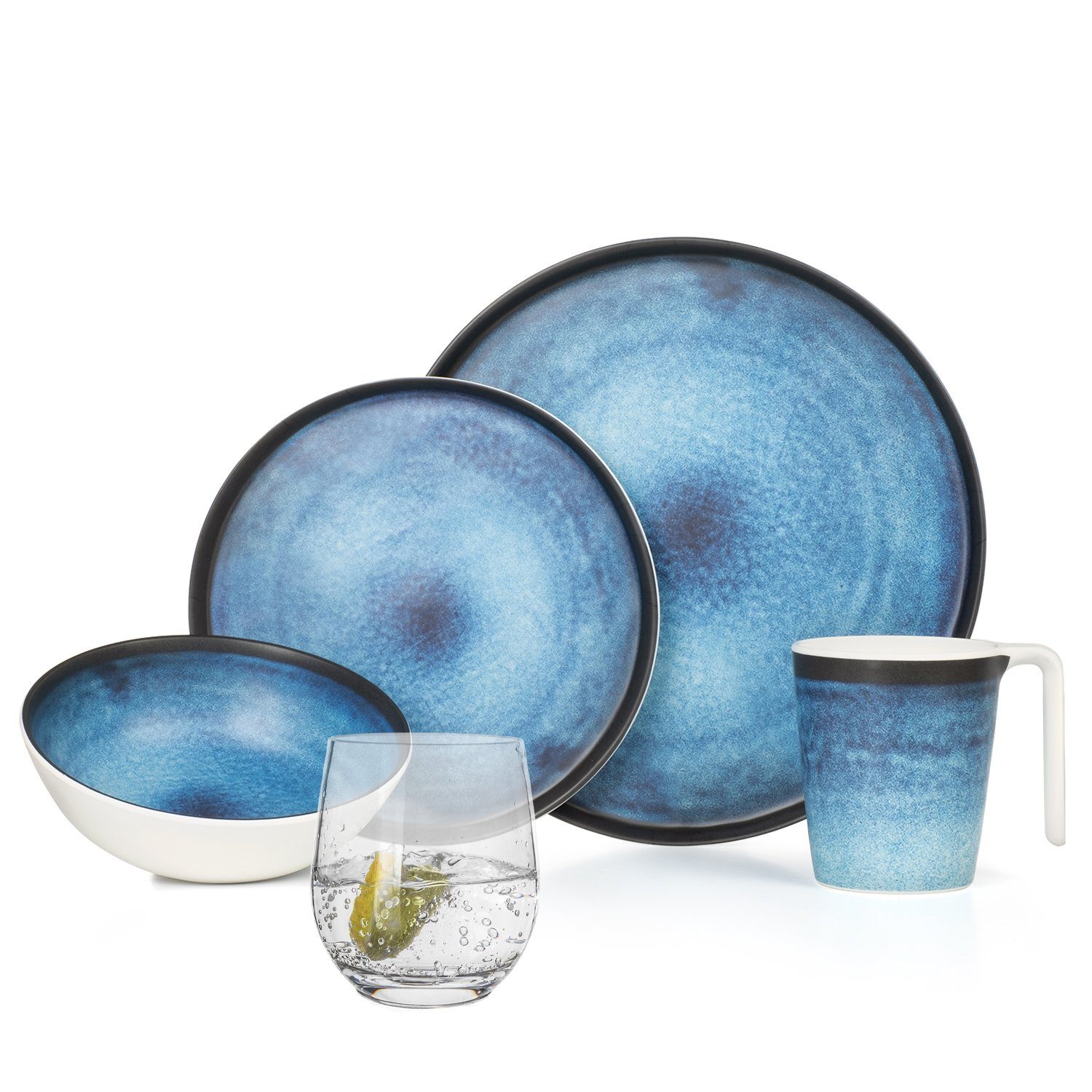 Geschirr-Set Camping Geschirr Deep Ocean