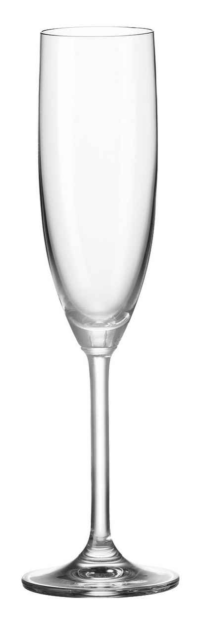 LEONARDO Sektglas DAILY, 215 ml Fassungsvermögen, Glas, Spülmaschinenfest